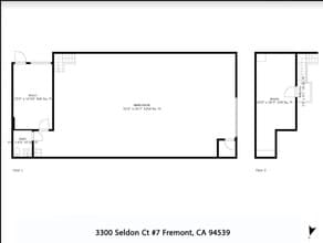 3390 Seldon Ct, Fremont, CA à louer Plan d’étage– Image 2 sur 6