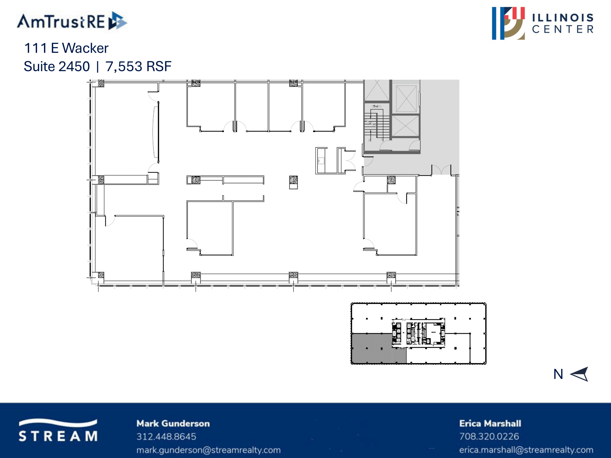 111 E Wacker Dr, Chicago, IL à louer Plan d’étage– Image 1 sur 1