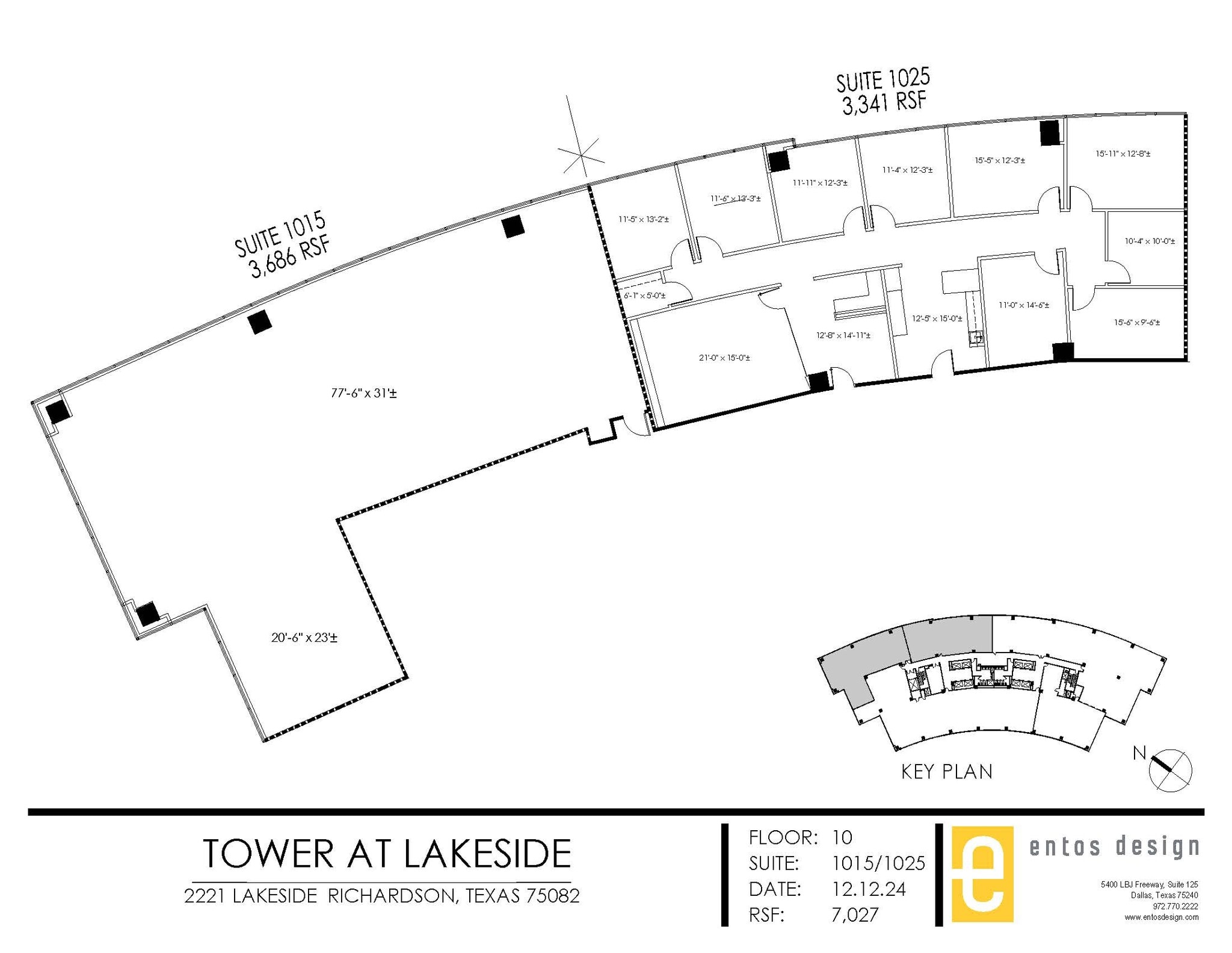 2221 Lakeside Blvd, Richardson, TX à louer Plan d’étage– Image 1 sur 1
