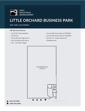 1712-1792 Little Orchard St, San Jose, CA à louer Plan d’étage– Image 1 sur 2
