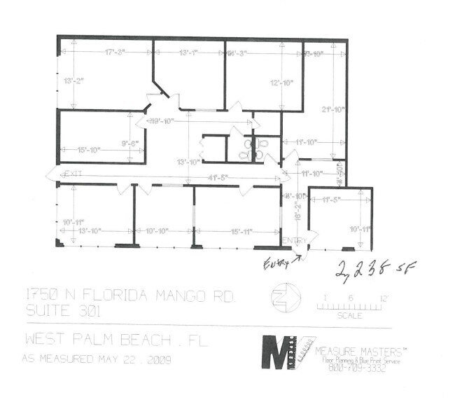 1750 N Florida Mango Rd, West Palm Beach, FL à louer Plan d’étage– Image 1 sur 1