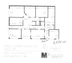 1750 N Florida Mango Rd, West Palm Beach, FL à louer Plan d’étage– Image 1 sur 1