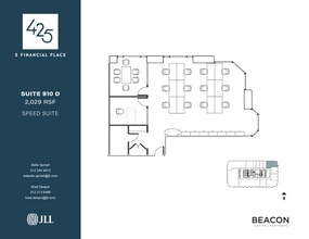 425 S Financial Pl, Chicago, IL à louer Plan d’étage– Image 1 sur 5