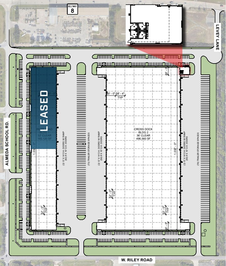 14650 Levey Ln, Pearland, TX à louer Plan de site– Image 1 sur 1