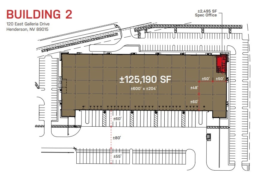 Galleria Drive, Henderson, NV à louer Plan d’étage– Image 1 sur 1