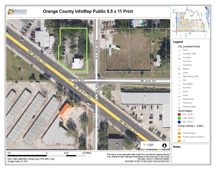 101 W Main St, Apopka, FL à louer - Aérien – Image 3 sur 5