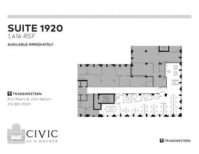20 N Wacker Dr, Chicago, IL à louer Plan d’étage– Image 1 sur 1