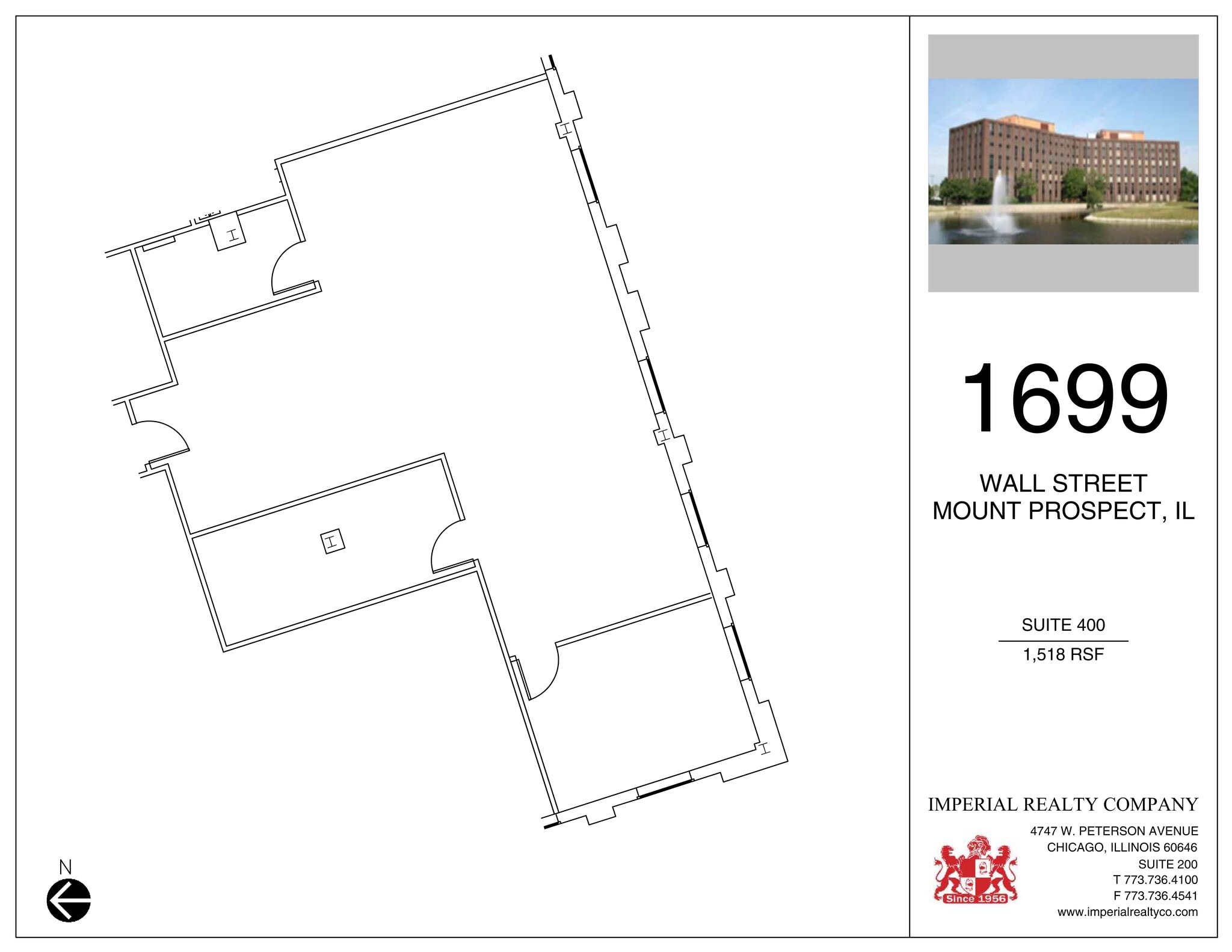 1699 Wall St, Mount Prospect, IL à louer Plan de site– Image 1 sur 6