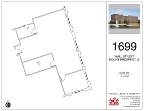 1699 Wall St, Mount Prospect, IL à louer Plan de site– Image 1 sur 6