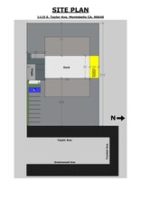 1115 S Taylor Ave, Montebello, CA à louer Plan de site– Image 1 sur 2