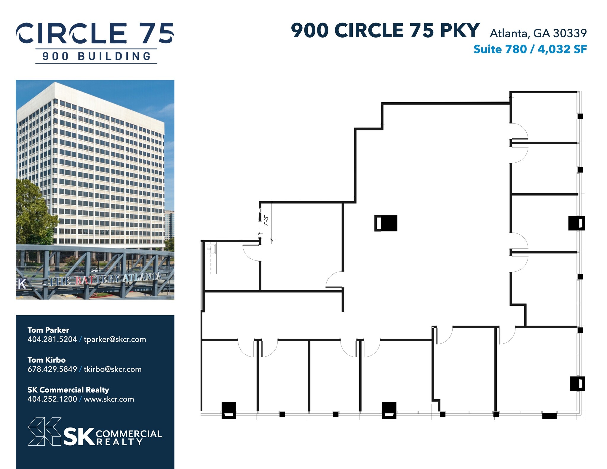 900 Circle 75 Pky SE, Atlanta, GA à louer Plan de site– Image 1 sur 1