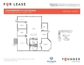 8101 Ridgepoint Dr, Irving, TX à louer Plan d’étage– Image 1 sur 6