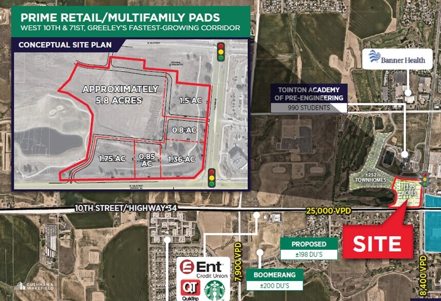 10th and 71st Ave, Greeley, CO à vendre - Photo principale – Image 1 sur 1
