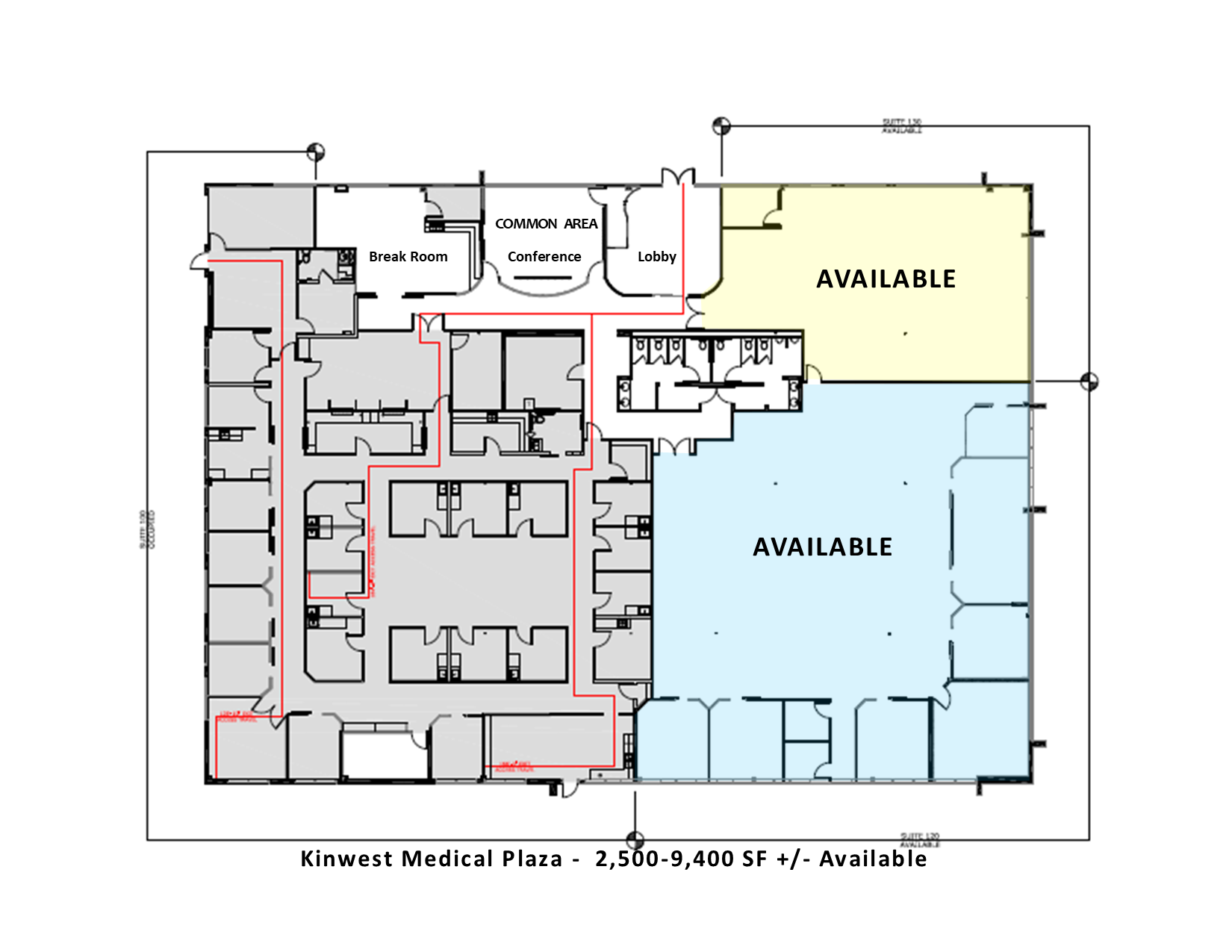 2951 Kinwest Pky, Irving, TX à louer Plan d’étage– Image 1 sur 4