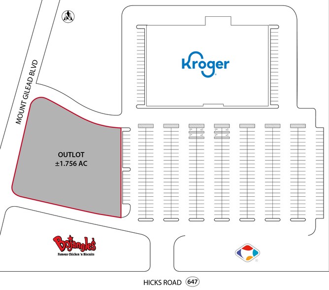 2801 Hicks Rd, North Chesterfield, VA à louer - Plan de site – Image 2 sur 2