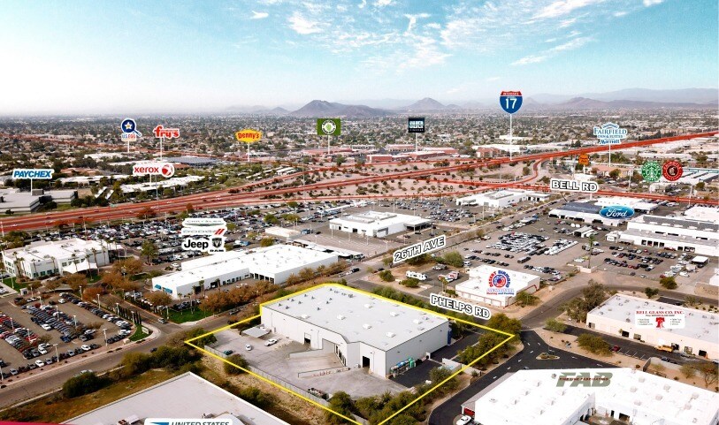 2501 W Phelps Rd, Phoenix, AZ à louer - Aérien – Image 3 sur 5