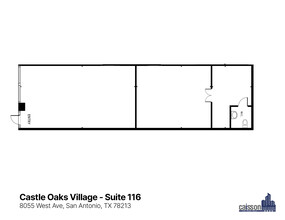 8055 West Ave, San Antonio, TX à louer Plan d’étage– Image 1 sur 1