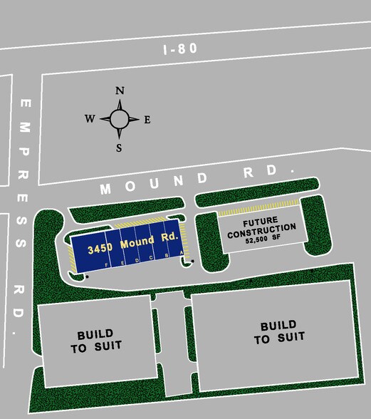 4140-4166 Mound Rd, Joliet, IL à louer - Plan cadastral – Image 2 sur 11