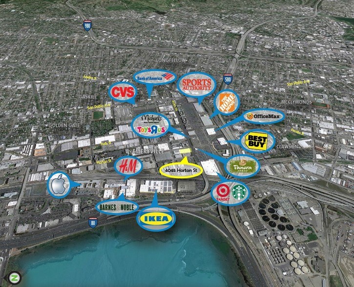 4056 Hubbard St, Emeryville, CA à louer - Aérien – Image 2 sur 10