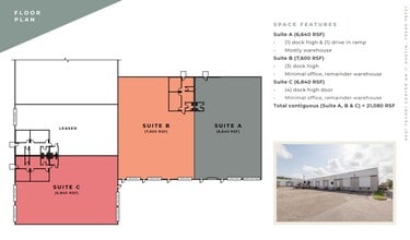 6001 Techni Center Dr, Austin, TX à louer Plan d’étage– Image 1 sur 1