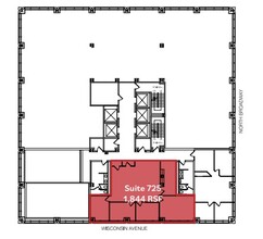 250 E Wisconsin Ave, Milwaukee, WI à louer Plan d’étage– Image 1 sur 1