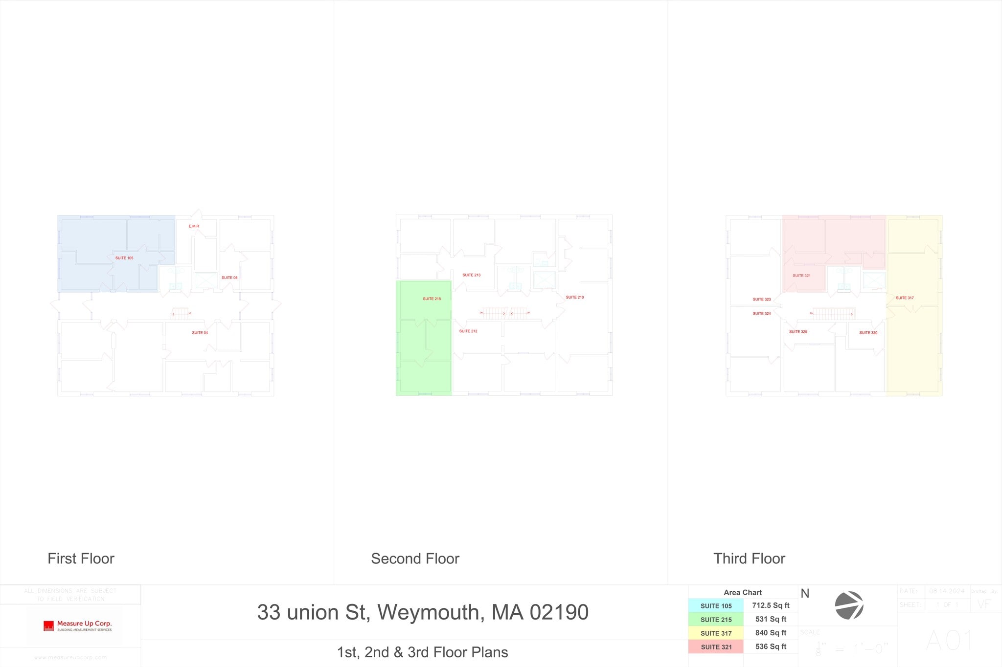 33 Union St, Weymouth, MA à louer Plan de site– Image 1 sur 1