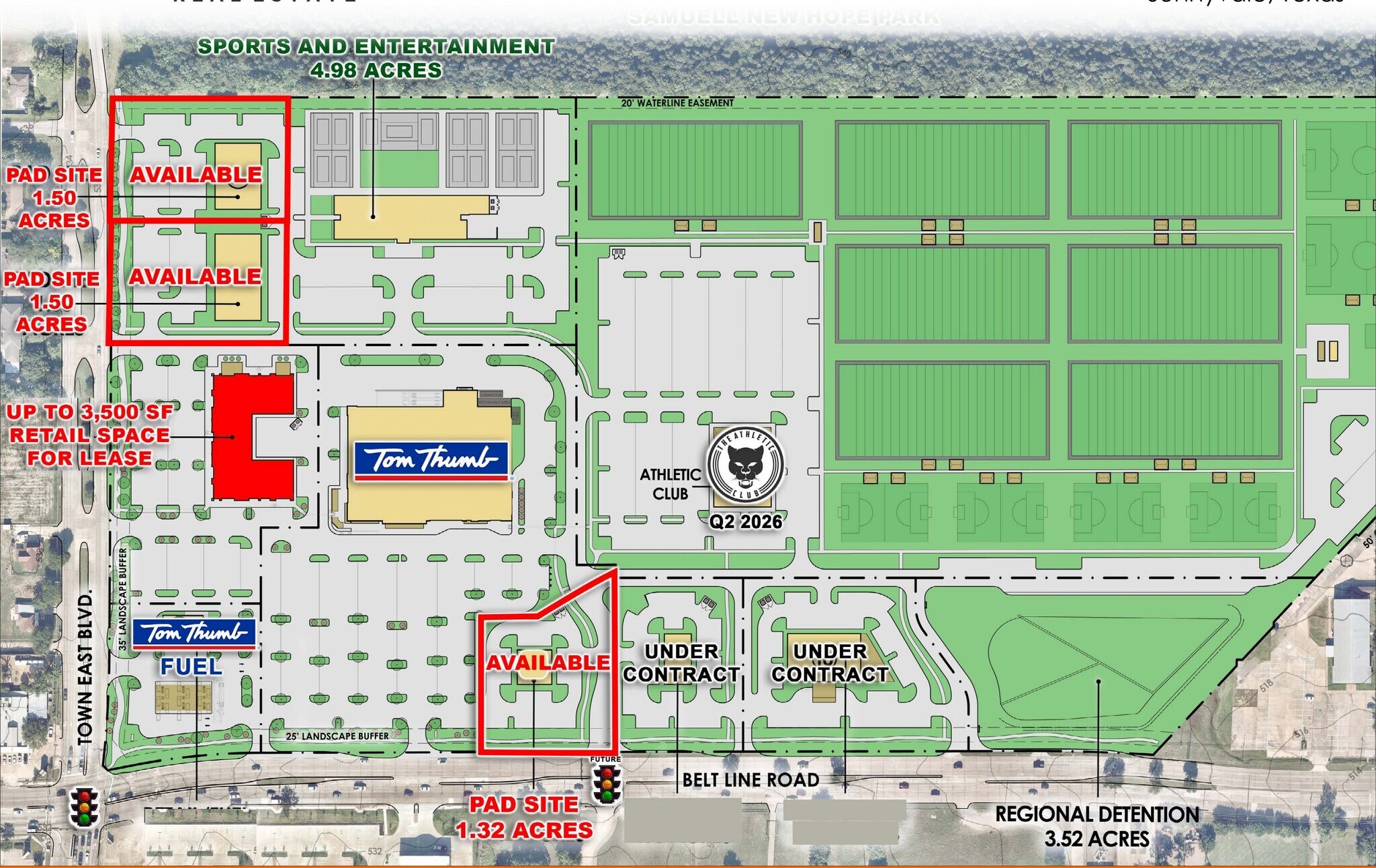 TBD Town East Blvd, Sunnyvale, TX à louer Plan de site– Image 1 sur 2
