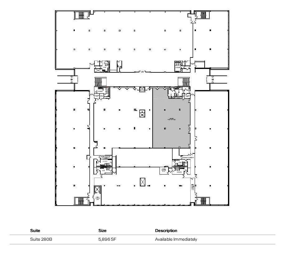 6555 Rock Spring Dr, Bethesda, MD à louer Plan d’étage– Image 1 sur 4