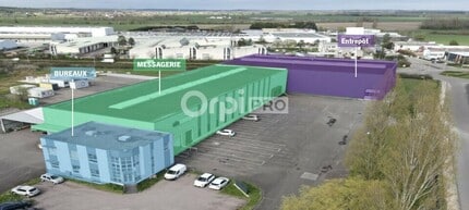 Dijon - Vue aérienne  vue de carte