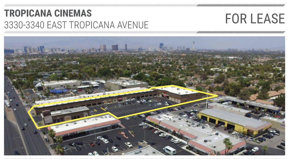 3330 E Tropicana Ave, Las Vegas, NV à louer - Aérien – Image 1 sur 9