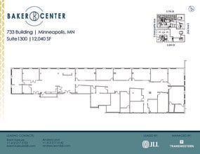 733 Marquette Ave, Minneapolis, MN à louer Plan d’étage– Image 2 sur 2