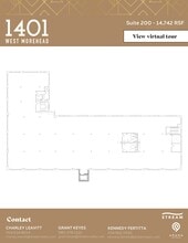 1401 W Morehead St, Charlotte, NC à louer Plan d’étage– Image 1 sur 2