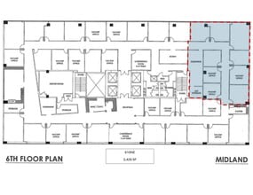 600 Marienfeld St, Midland, TX à louer Plan de site– Image 1 sur 1