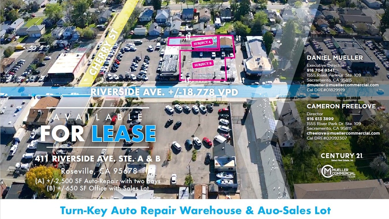 411 Riverside Ave, Roseville, CA à louer Photo principale– Image 1 sur 12