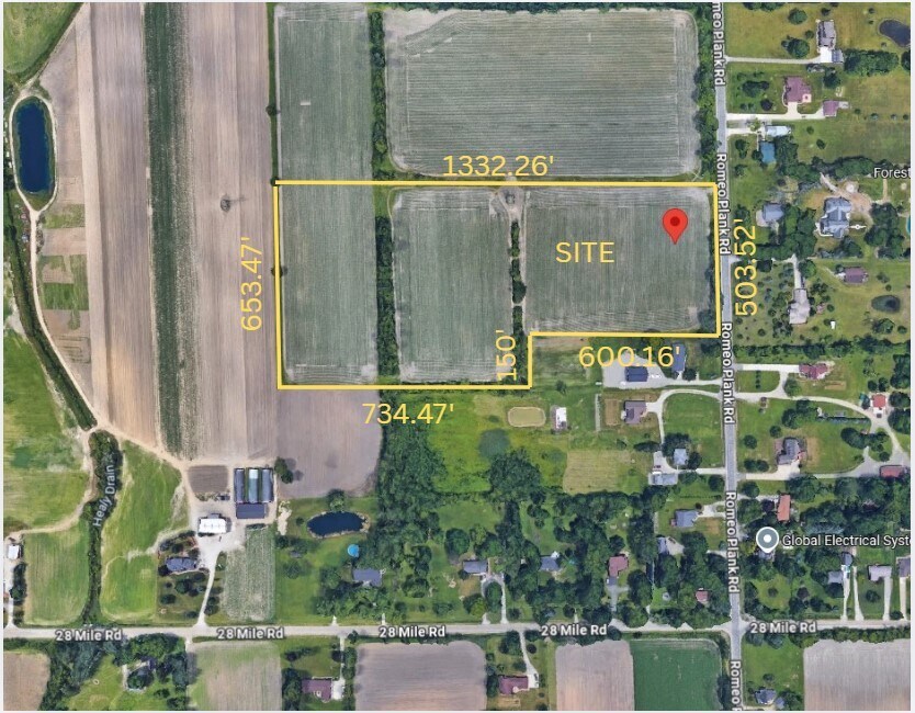 61301 Romeo Plank rd, Ray, MI à vendre Photo principale– Image 1 sur 3