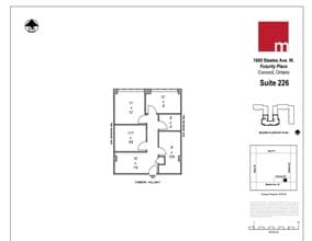 1600 Steeles Ave W, Vaughan, ON à louer Plan d’étage– Image 1 sur 1