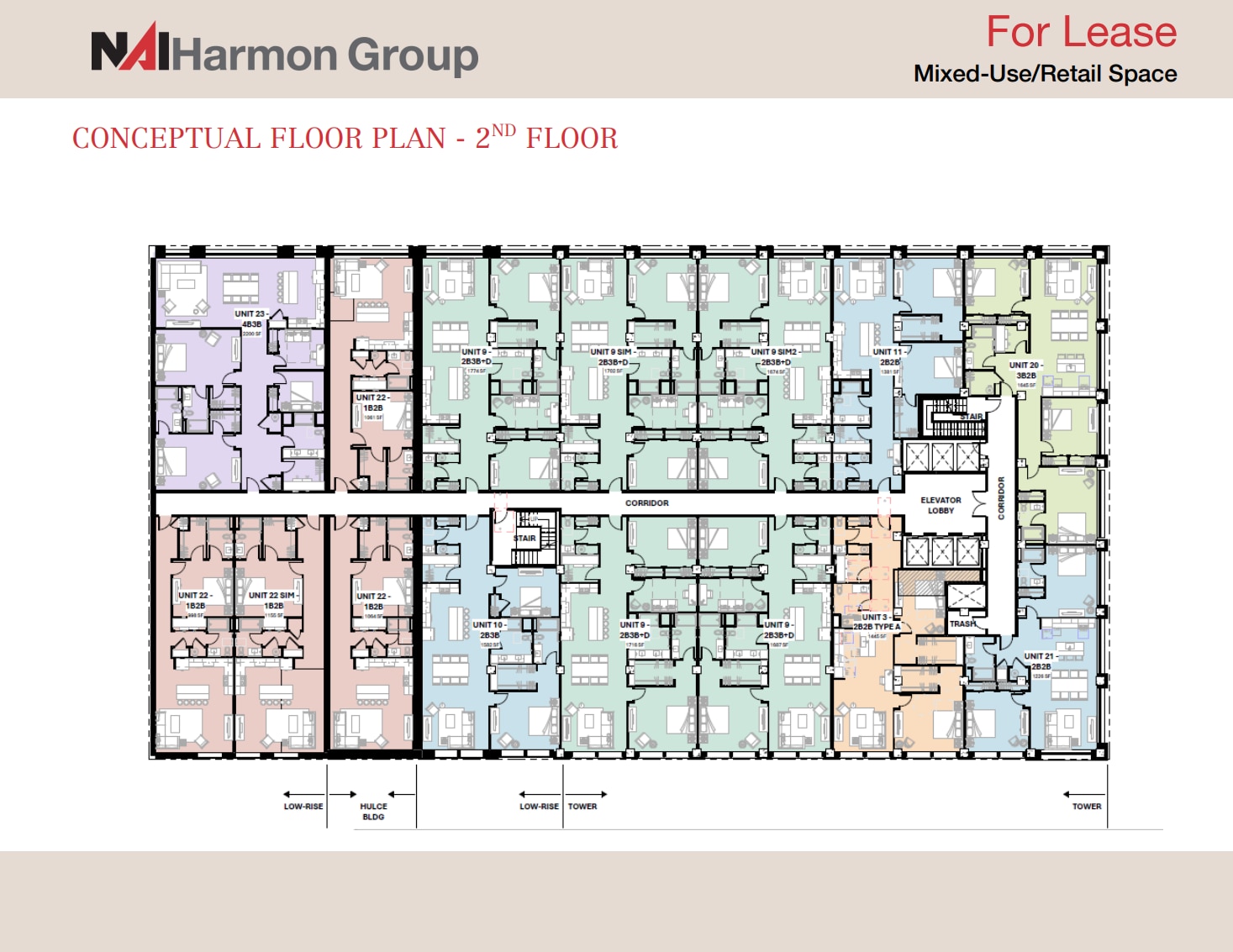 608 Madison Ave, Toledo, OH à louer Plan d’étage– Image 1 sur 1