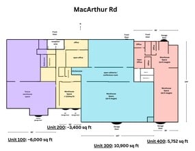 1915 MacArthur Rd, Waukesha, WI à louer Plan de site– Image 1 sur 2