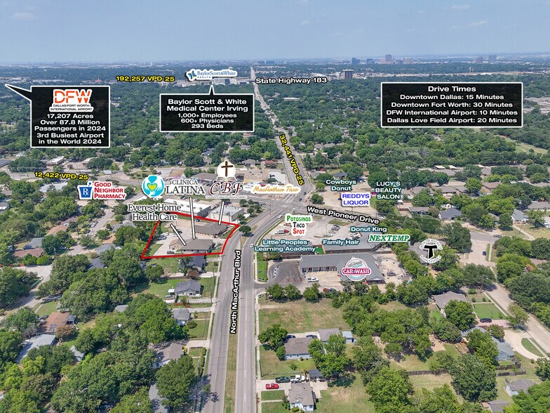 615 N MacArthur Blvd, Irving, TX à vendre - Photo de l’immeuble – Image 3 sur 11
