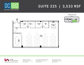 2401 W Peoria Ave, Phoenix, AZ à louer Plan d’étage– Image 1 sur 1