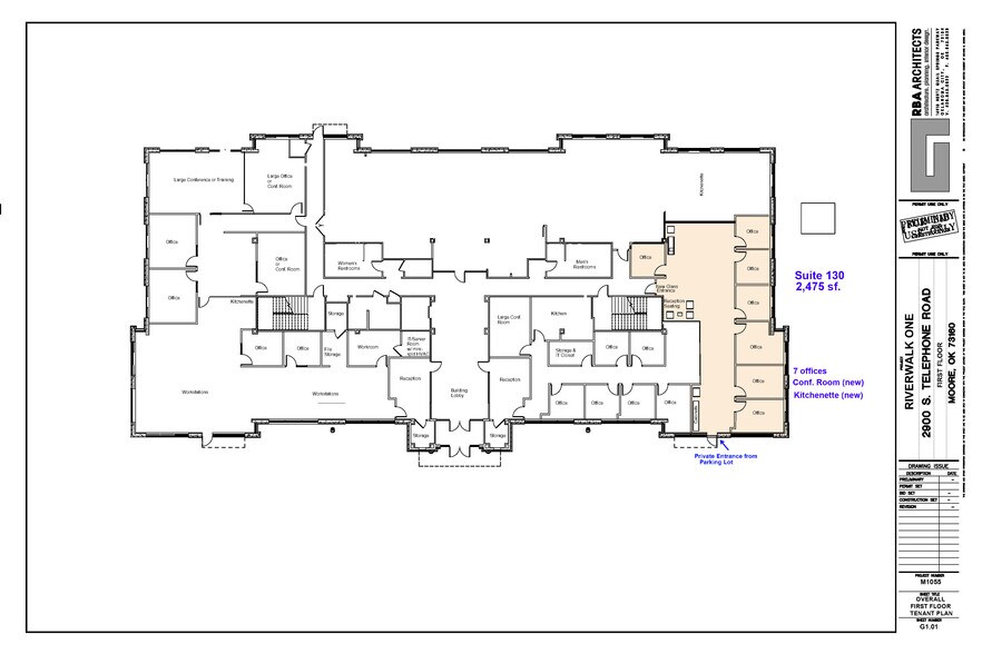 2900 S Telephone Rd, Moore, OK à louer - Plan d’étage – Image 2 sur 10