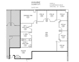 6 Corporate Dr, Shelton, CT à louer Plan d’étage– Image 1 sur 1