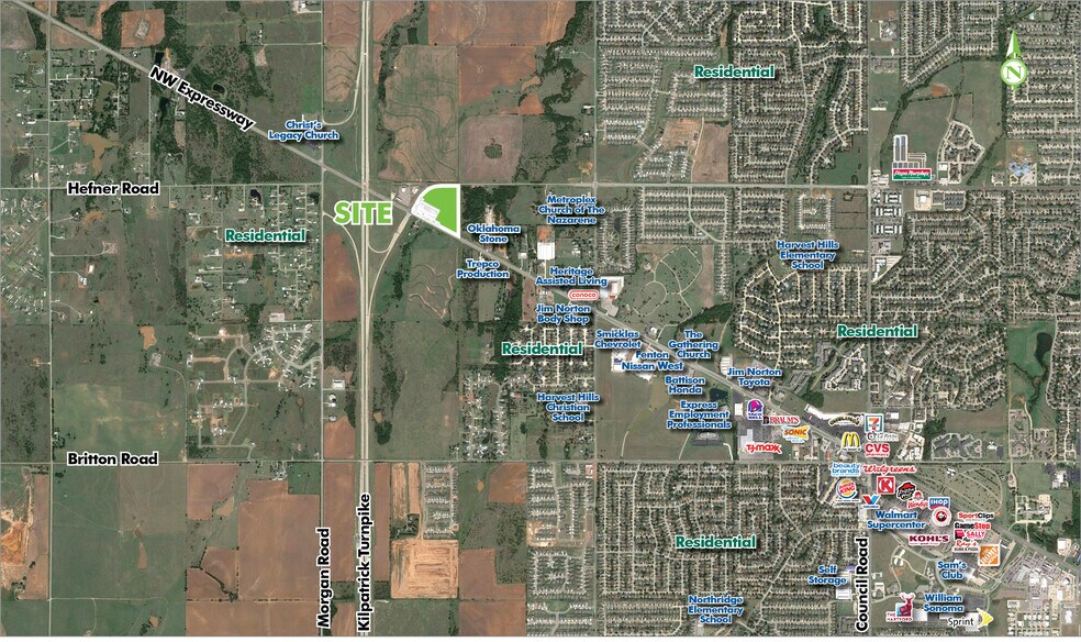 NW Expressway & Kilpatrick Turnpike, Oklahoma City, OK à vendre - Photo de l’immeuble – Image 2 sur 2