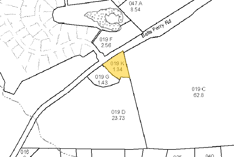 Bells Ferry Rd, Canton, GA à vendre - Plan cadastral – Image 3 sur 3