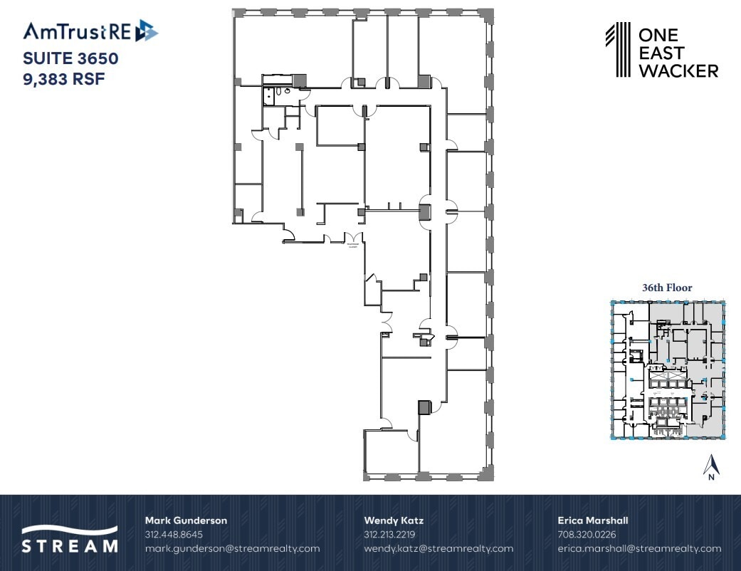 1 E Wacker Dr, Chicago, IL à louer Plan d’étage– Image 1 sur 1