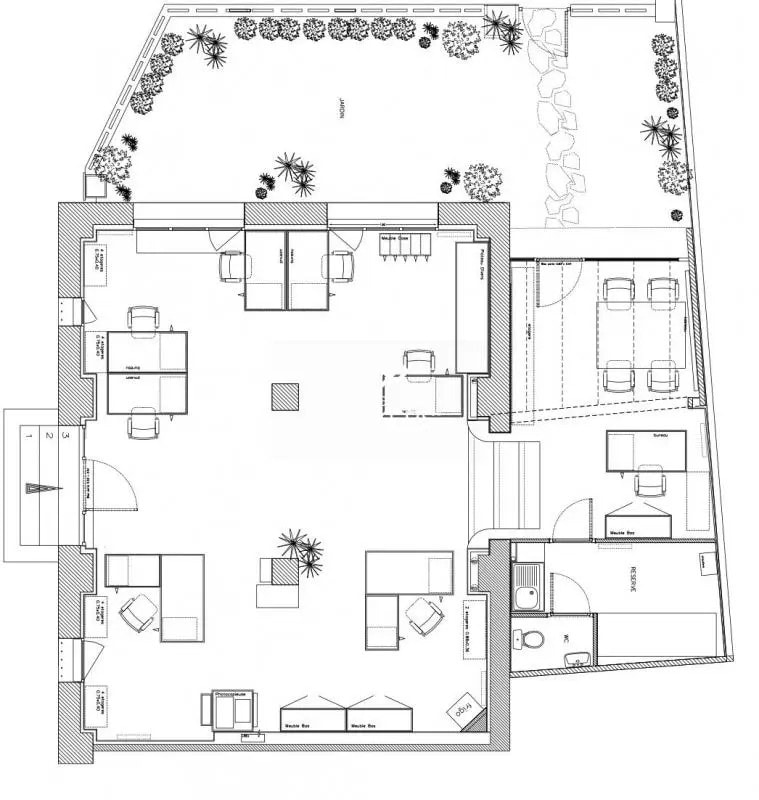 Bureau dans Joinville-le-Pont à vendre Plan d’étage– Image 1 sur 2