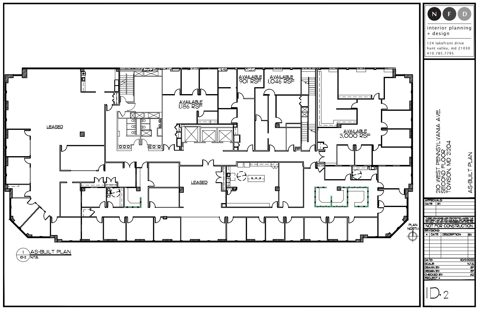 210 W Pennsylvania Ave, Towson, MD à louer Plan d’étage– Image 1 sur 1