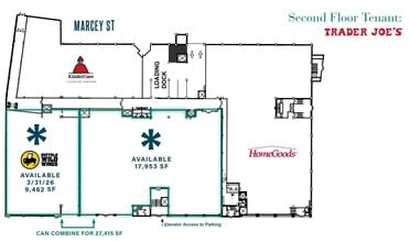 1836-1840 N Clybourn Ave, Chicago, IL à louer Plan d’étage– Image 1 sur 2