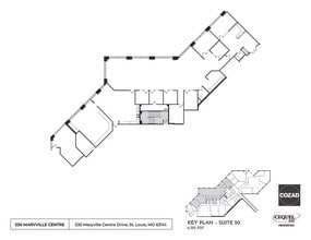 520 Maryville Centre Dr, Town And Country, MO à louer Plan d’étage– Image 1 sur 1