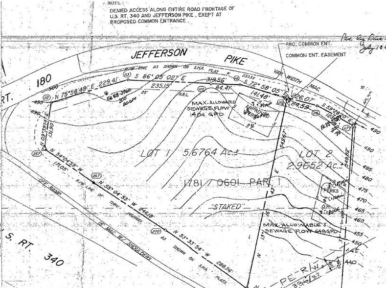 2507-2513 Jefferson Pike, Knoxville, MD à vendre - Plan cadastral – Image 2 sur 15